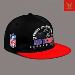 Divisional Round Houston Texans Versus Baltimore Ravens On Jan 20 At M&T Bank Stadium NFL Playoffs Season 2023-2024 Classic Hat Cap Snapback