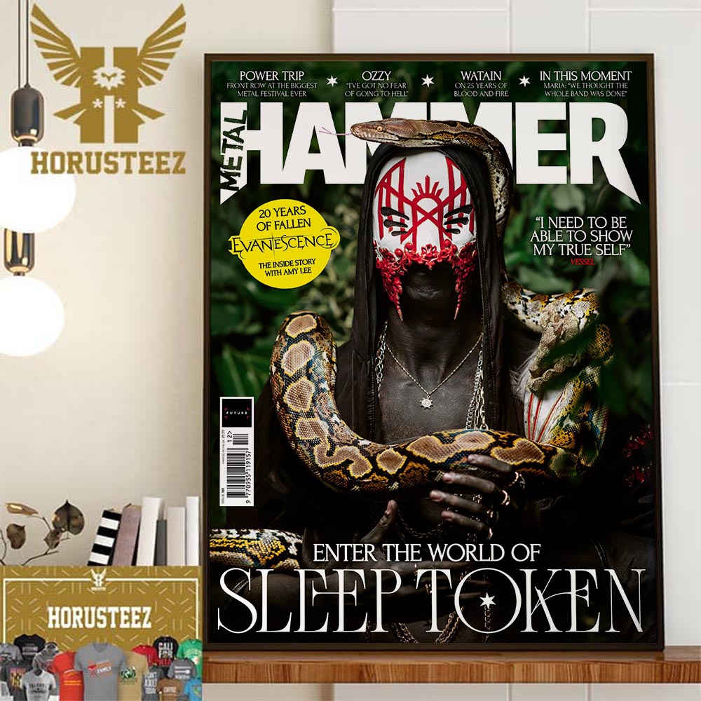 Enter The World Of Sleep Token x Metal Hammer Wall Decor Poster Canvas