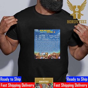 Foo Fighters Show At New Orleans Jazz And Heritage Festival April 25th May 5th 2024 Lineup Vintage T-Shirt