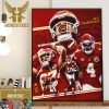 Here We Come Kansas City Chiefs Advanced 2024 Super Bowl LVIII Bound Wall Decor Poster Canvas