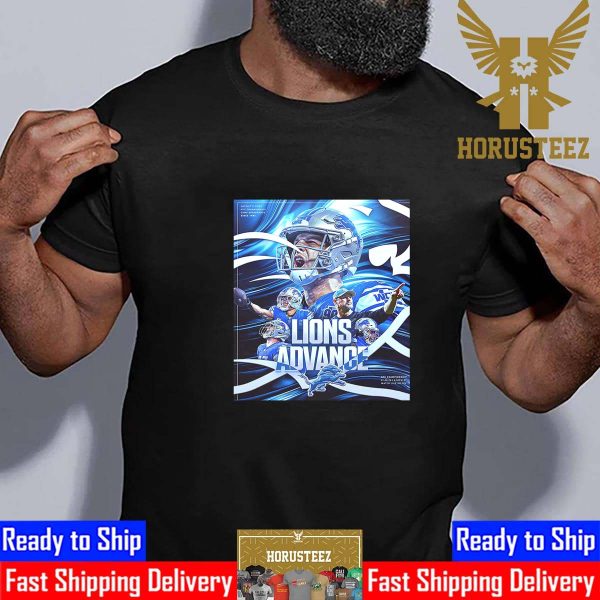 For The First Time In 31 Seasons Detroit Lions Are Headed To The NFC Championship Game Classic T-Shirt