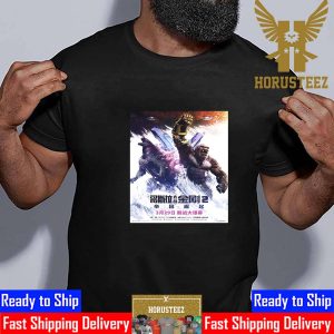 Godzilla x Kong The New Empire 2024 International Poster Kong With Gauntlet Classic T-Shirt