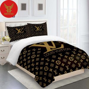 Golden Brown Louis Vuitton, Louis Vuitton Bedding Set Bedding Set