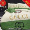 Gucci Caro Fashion Logo Premium Luxury Brand Bedding Set