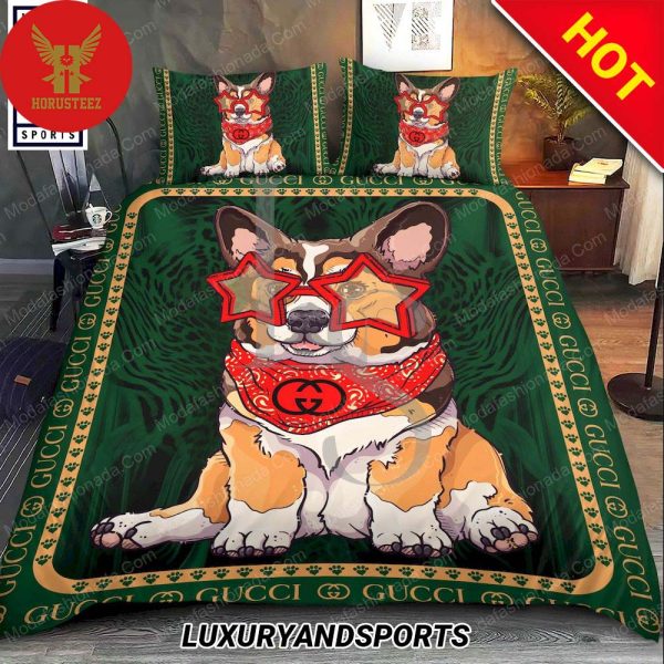 Gucci Corgi Bedding Sets