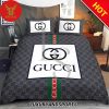 Gucci Guccification Fashion Logo Luxury Brand Premium Bedding Set