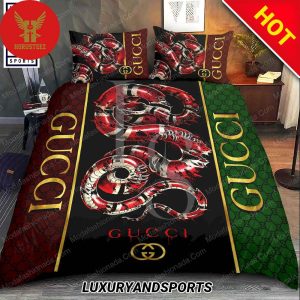 Gucci Luxury Snake Bedding Sets