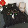Gucci Mickey Hot Fashion Logo Premium Luxury Brand Bedding Set