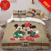 Gucci Mickey Mouse disney luxury brand bedding set
