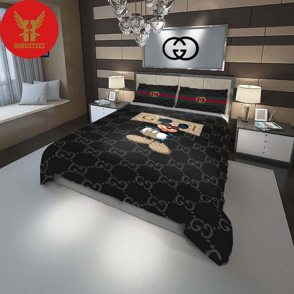 Gucci Mickey Mouse Flexing Bedding Set