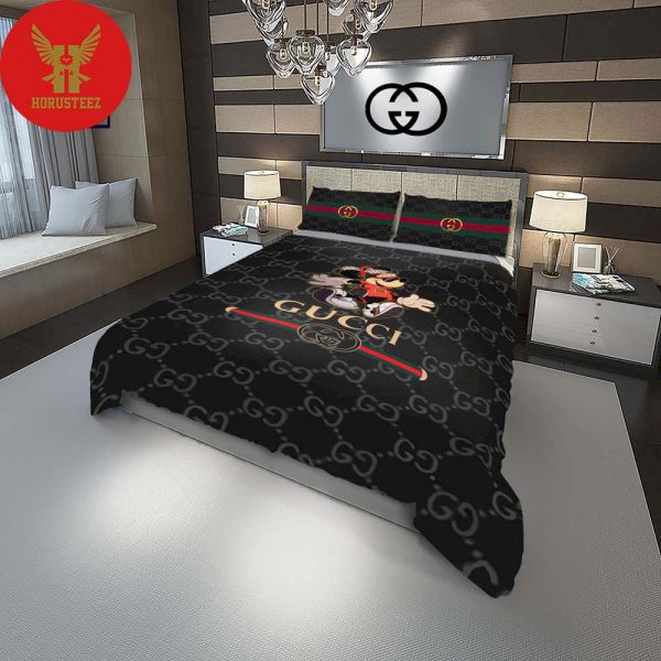 Gucci Mickey Mouse Luxury Sport Bedding Set