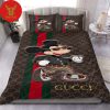 Gucci Mickey Mouse New Fashion Logo Premium Luxury Brand Bedding Set