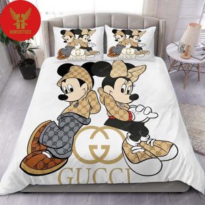 Gucci Mickey Mouse luxury brand model 51 bedding set
