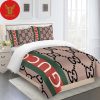 Gucci Tropical Floral Luxury Brand  Bedspread Duvet Cover Set Bedding Set