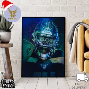 Happy New Year 2024 Seattle Seahawks Fans NFL Home Decor Poster