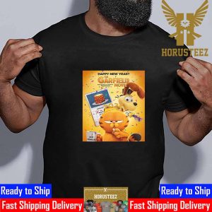 Happy New Year The Garfield Movie Poster Classic T-Shirt