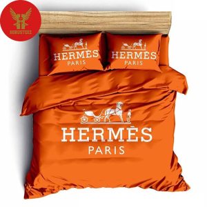 Hermes Paris Fashion Luxury Brand Bedding Set