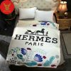 Hermes Paris Logo Helmet Luxury Brand Type Bedding Sets