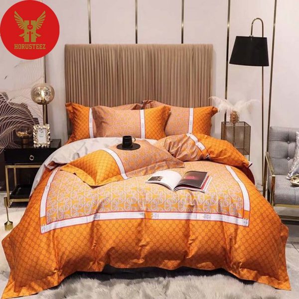 Hermes Paris Luxury Brand Type Bedding Sets Duvet Cover Bedroom Sets