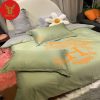 Hermes Paris White And Black Duvet And Pillow Luxury Brand Type Bedding Sets