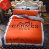 Hermes Pinky Luxury Brand Fashion Merchandise Bedding Set