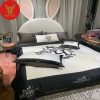 Hermes Paris White And Orange Duvet And Pillow Luxury Brand Type Bedding Sets