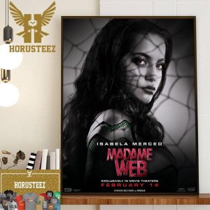 Isabela Merced As Anya Corazon – Arana In Madame Web Movie Wall Decor Poster Canvas