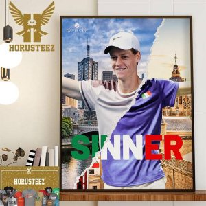 Jannik Sinner Is The First Italian Mens Singles Champions Australian Open Since 1976 Wall Decor Poster Canvas