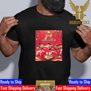 Kansas City Chiefs Back-to-Back AFC Champions Advanced 2024 Super Bowl LVIII Bound Classic T-Shirt