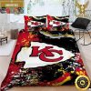 Kansas City Chiefs NFL Customize King And Queen Luxury Bedding Set
