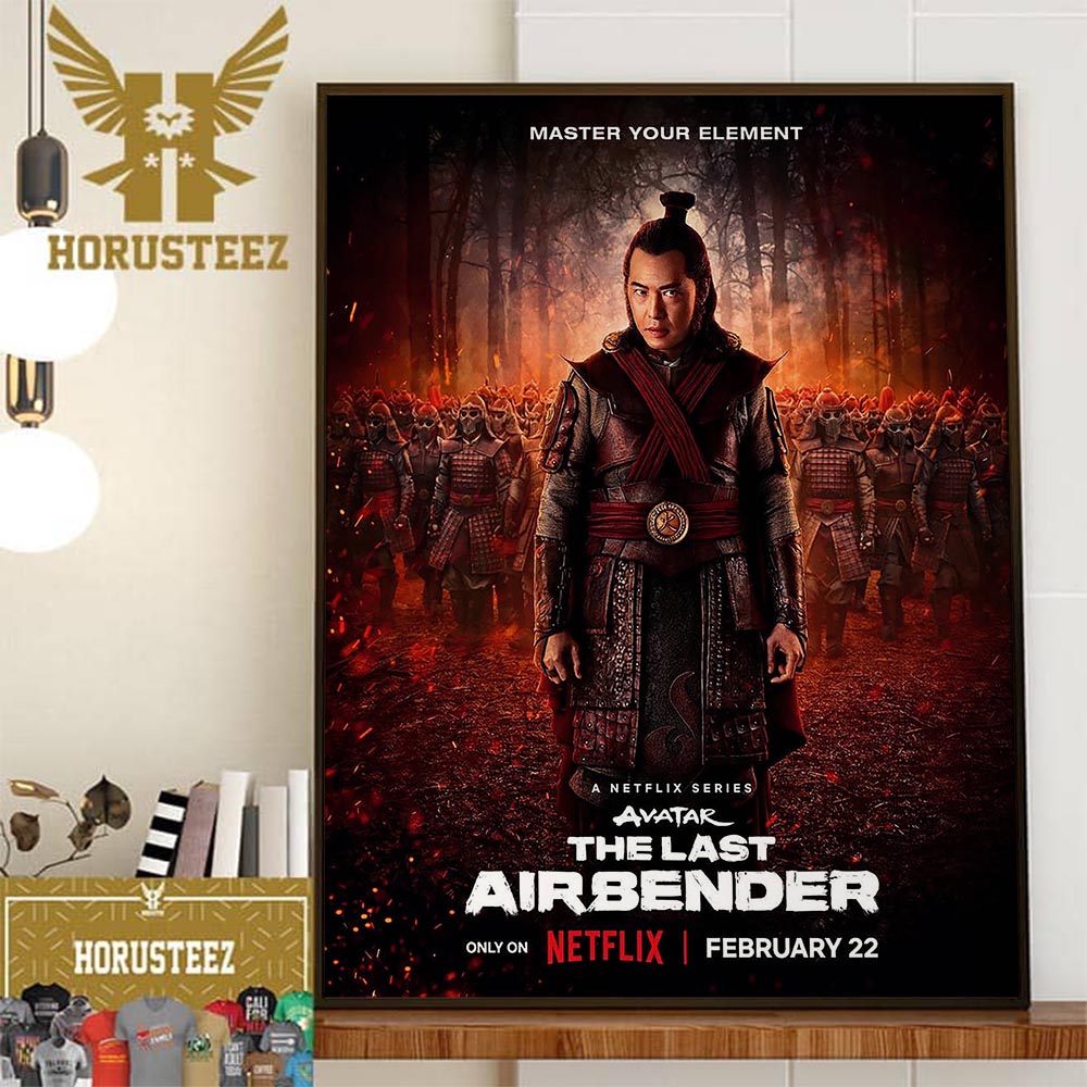 Ken Leung as Commander Zhao In Avatar The Last Airbender Wall Decor Poster Canvas