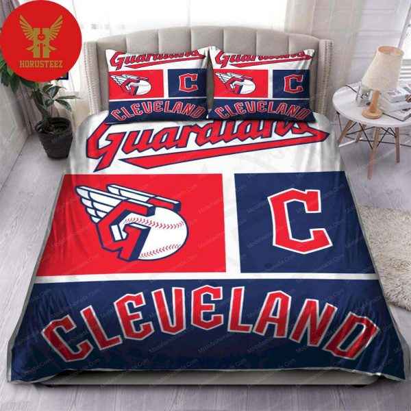 Logo Cleveland Guardians MLB Bedding Sets