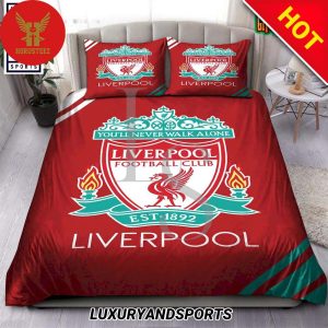 Logo Liverpool EPL Soccer Bedding Set
