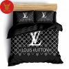 Louis Vuitton, Louis Vuitton Bedding Set Black Luxury Brand Merchandise Bedding Set