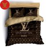 Louis Vuitton, Louis Vuitton Bedding Set Brown Luxury Brand Fashion Merchandise Bedding Set