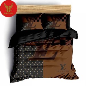 Louis Vuitton, Louis Vuitton Bedding Set Fashion Luxury Brand Fashion Merchandise Bedding Set