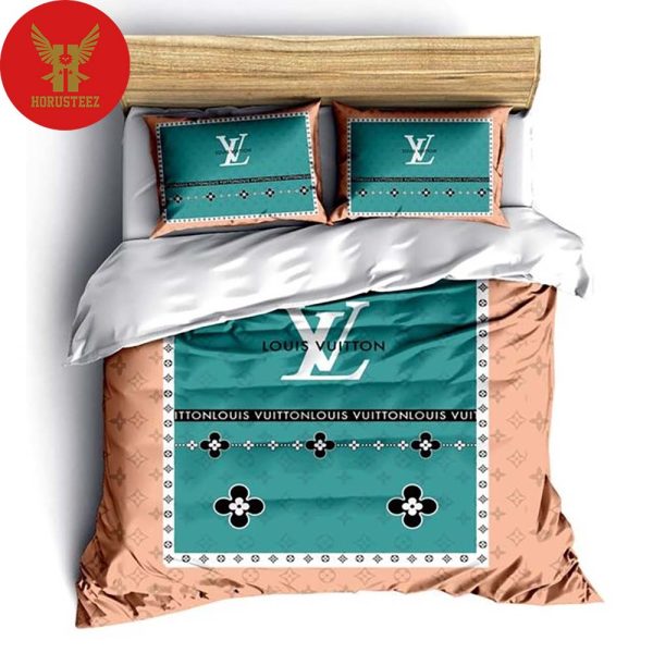 Louis Vuitton, Louis Vuitton Bedding Set Hot Luxury Brand Fashion Merchandise Bedding Set