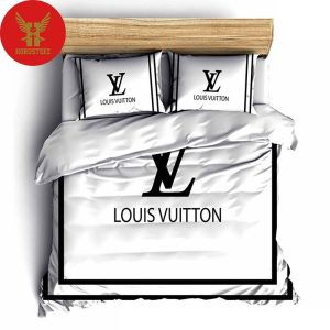 Louis Vuitton, Louis Vuitton Bedding Set White Luxury Brand Fashion Merchandise Bedding Set