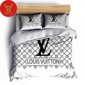 Louis Vuitton, Louis Vuitton Bedding Set White Luxury Brand Fashion Premium Merchandise Bedding Set