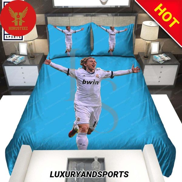 Luka Modric Goal Celebrations Real Madrid Bedding Set