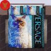 Luxury BrandBlack Cat Egypt Style Versace Merchandise Bedding Sets