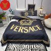 Luxury BrandBlack Cat Egypt Style Versace Merchandise Bedding Sets