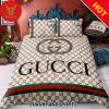 Luxury Gucci Logo Fashion Brands Bedding Set