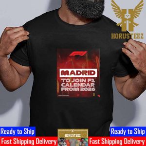 Madrid To Host The Spanish Grand Prix From 2026 Classic T-Shirt
