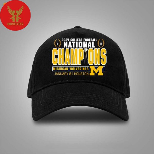 Michigan Wolverines College Football Playoffs 2024 National Champions Classic Hat Cap