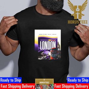 Minnesota Vikings In London Arriving Fall 2024 At Tottenham Hotspur Stadium Classic T-Shirt