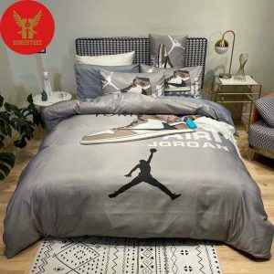 NBA Logo Luxury Nike Air Jordan Bedding Sets