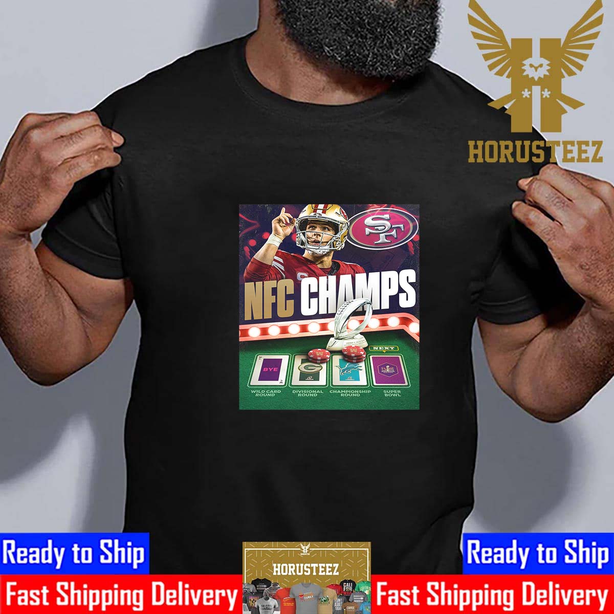 NFC Champions Are San Francisco 49ers Are Going To Super Bowl LVII Las Vegas Bound Classic T-Shirt
