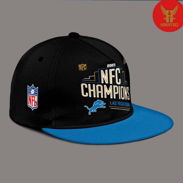 NFC Champions NFL Playoffs Season 2023-2034 Is Detroit Lions Super Bowl LVIII Las Vegas Classic Hat Cap Snapback