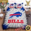 NFL Buffalo Bills Royal Blue King And Queen Luxury Bedding Set